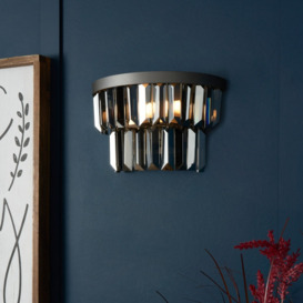 Ozzie Wall Light, Pewter - thumbnail 2