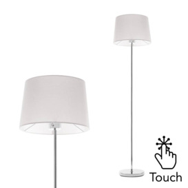 Mira Touch Floor Lamp, Natural - thumbnail 1