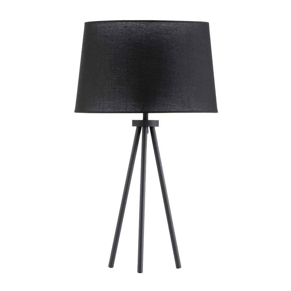 Tristan Tripod Table Lamp, Matte Black - image 1
