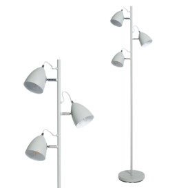 Sian Task Floor Lamp, Grey