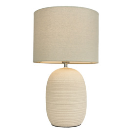 Heath Ceramic Beehive Table Lamp, Cream
