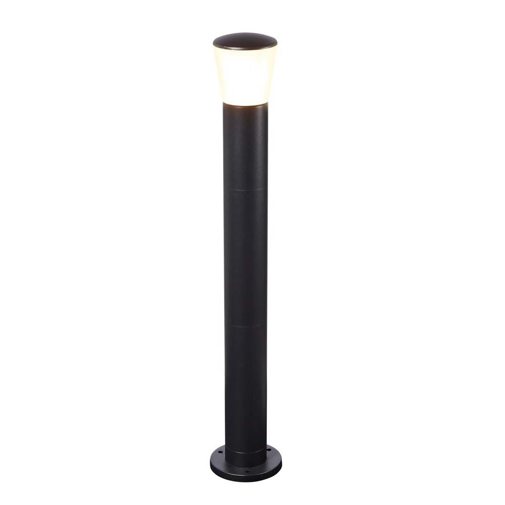 Shem Outdoor Post Bollard Light, Black - image 1