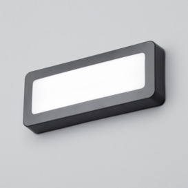 Wren 5 Watt LED Opal Surface Brick Wall Light, Anthracite - thumbnail 3