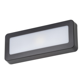 Wren 5 Watt LED Opal Surface Brick Wall Light, Anthracite - thumbnail 1