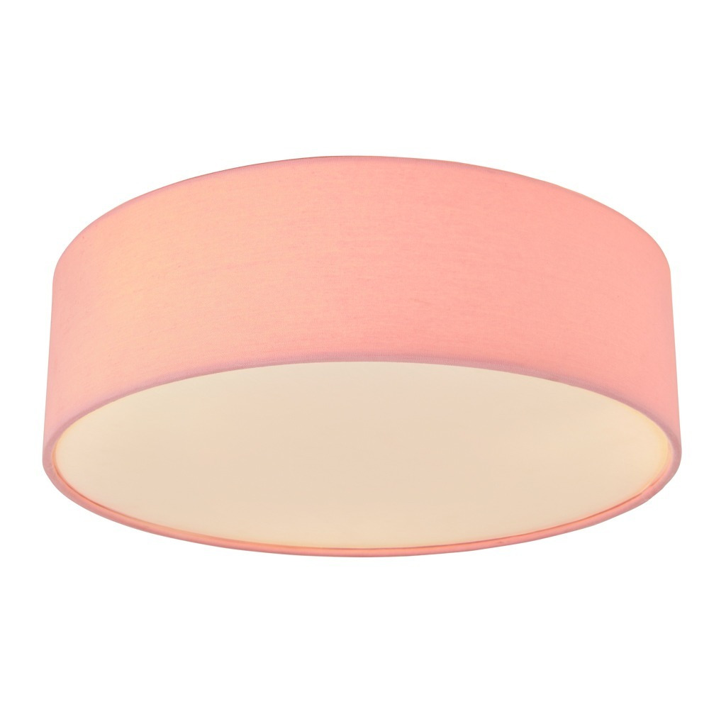 Glow Flush Ceiling Light, Pink - image 1