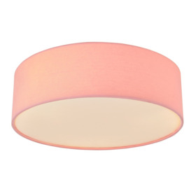 Glow Flush Ceiling Light, Pink