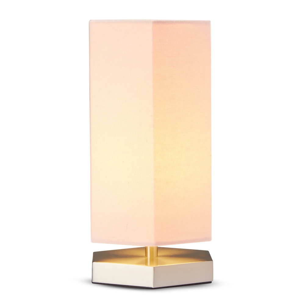 Glow Hexagon Table Lamp, Pink - image 1