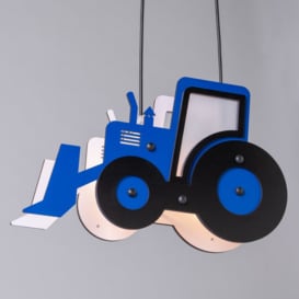 Glow Tractor Ceiling Pendant Light, Blue - thumbnail 3