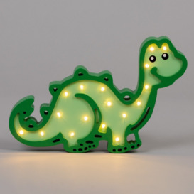 Glow Dinosaur Table Lamp, Green - thumbnail 3