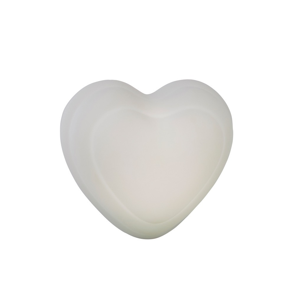 Glow Heart Colour Changing Night Light, White - image 1