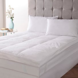 All Natural Luxury 5cm Feather Mattress Topper, Double - thumbnail 1