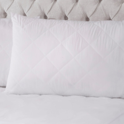 Bamboo Pillow Protector Pair, White
