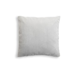 Small Microfleece Cushion, Silver - thumbnail 3