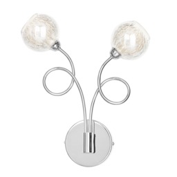 Cooper Wall Light, Chrome & Champagne - thumbnail 1