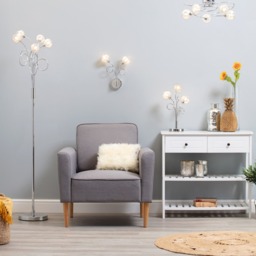 Cooper Wall Light, Chrome & Champagne - thumbnail 7