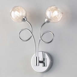 Cooper Wall Light, Chrome & Champagne - thumbnail 4