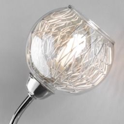 Cooper Wall Light, Chrome & Champagne - thumbnail 6