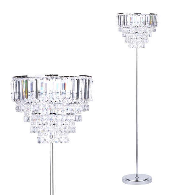 Paladina Floor Lamp, Chrome - image 1