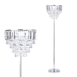 Paladina Floor Lamp, Chrome - thumbnail 1