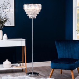 Paladina Floor Lamp, Chrome - thumbnail 3
