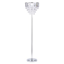 Paladina Floor Lamp, Chrome - thumbnail 8
