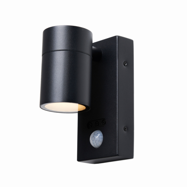Jared Outdoor Up or Down Wall Light with PIR Sensor, Anthracite - image 1