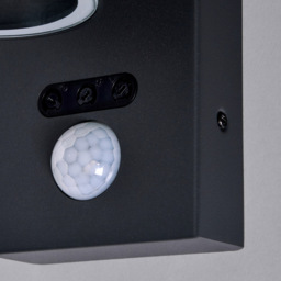 Jared Outdoor Up or Down Wall Light with PIR Sensor, Anthracite - thumbnail 5