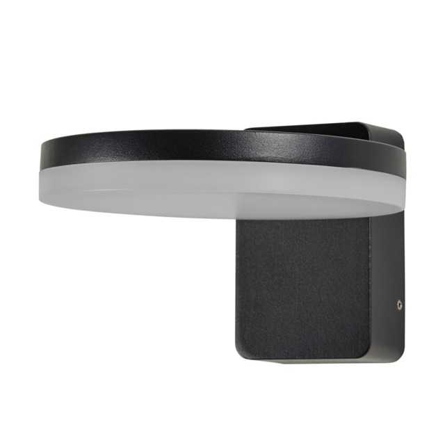 Huck Outdoor LED Wall Light, Black - image 1