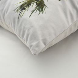 Christmas Bauble Cushion With Foil Design, Gold and Natural - thumbnail 5