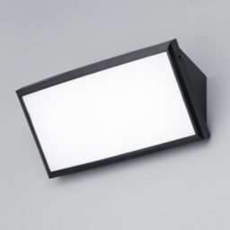 Linga Outdoor LED Wedge Wall Light with Hi-Lo Switch, Black - thumbnail 4