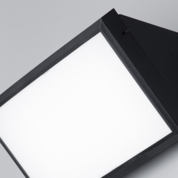 Linga Outdoor LED Wedge Wall Light with Hi-Lo Switch, Black - thumbnail 6