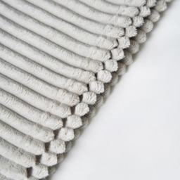Luxury Ribbon Velvet Throw, Silver - thumbnail 6