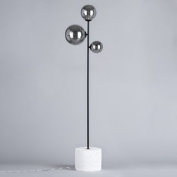 Forella Floor Lamp, Satin Black - thumbnail 6