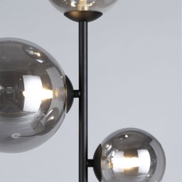 Forella Floor Lamp, Satin Black - thumbnail 7