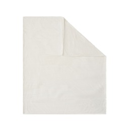 Luxury Ribbon Velvet Throw, Cream - thumbnail 3