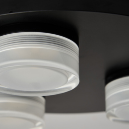 Brooke LED Bathroom Ceiling Spotlight Plate, Matte Black - thumbnail 6