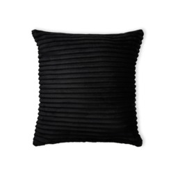 Luxury Ribbon Velvet Cushion, Black - thumbnail 3
