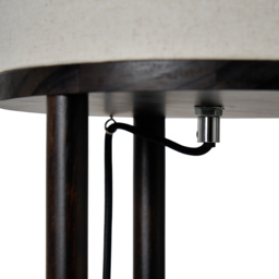 Shelby Floor Lamp with Shelves, Walnut - thumbnail 8