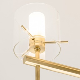 Jean Bathroom Ceiling Light, Satin Brass - thumbnail 6