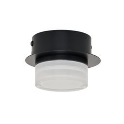 Brooke LED Bathroom Dual Mount Ceiling Light, Matte Black - thumbnail 8