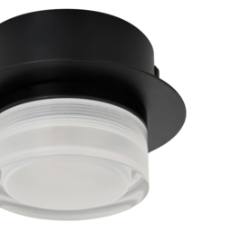 Brooke LED Bathroom Dual Mount Ceiling Light, Matte Black - thumbnail 9
