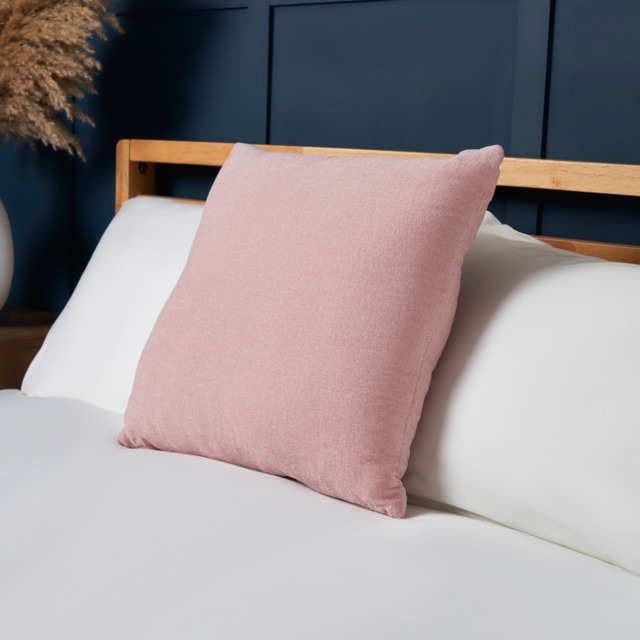 Chenille Cushion, Blush - image 1