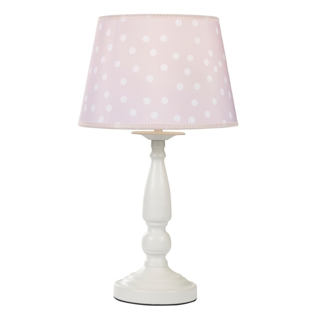 Glow Polka Dot Table Lamp, White - image 1