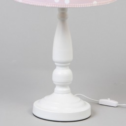 Glow Polka Dot Table Lamp, White - thumbnail 7