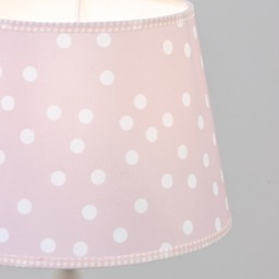 Glow Polka Dot Table Lamp, White - thumbnail 6
