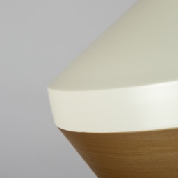 Lexi Ceiling Pendant, Ivory & Brass - thumbnail 7