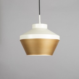 Lexi Ceiling Pendant, Ivory & Brass - thumbnail 5