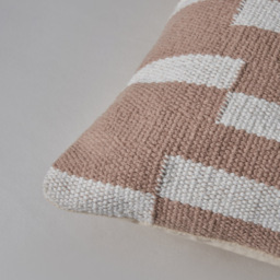 Woven Block Cushion, Taupe - thumbnail 5