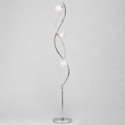 Orianna Floor Lamp, Chrome - thumbnail 6