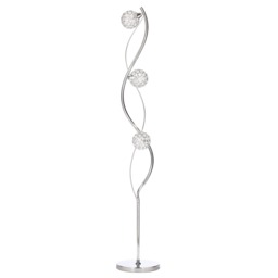 Orianna Floor Lamp, Chrome - thumbnail 5